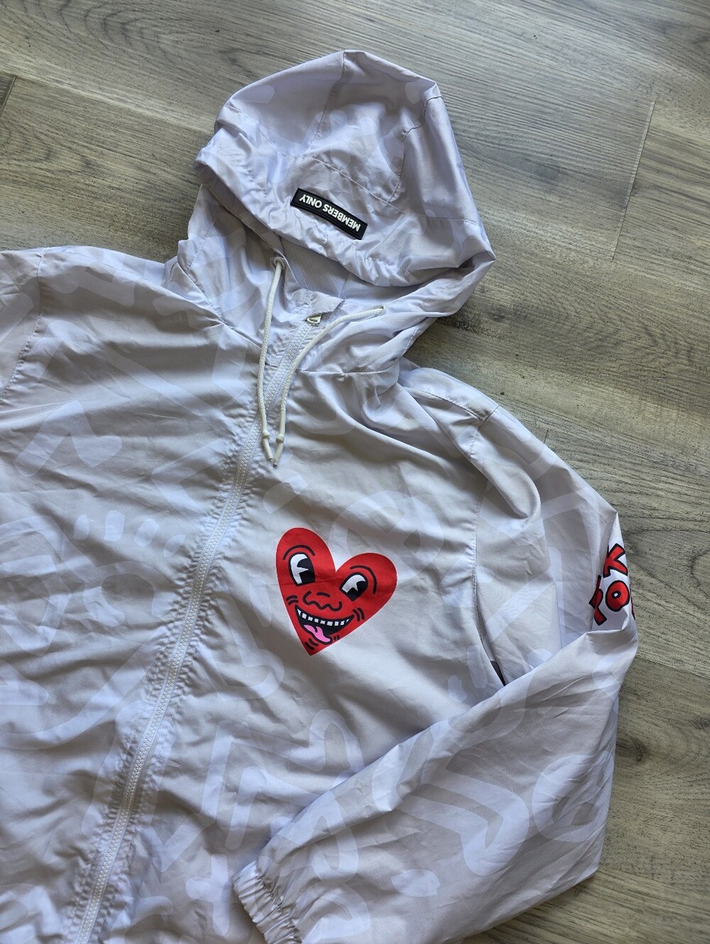 Members Only x Keith Haring Men’s Large Tokyo Pop Windbreaker